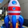 Надувная фигура "Ракета"  - Производственное предприятие АЭРО - Пневмокаркасные шатры и палатки,  надувные рекламные конструкции, надувные сцены, арки  и пневмокостюмы