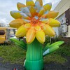 Надувная фигура цветок Хризантема жёлтая - Производственное предприятие АЭРО - Пневмокаркасные шатры и палатки,  надувные рекламные конструкции, надувные сцены, арки  и пневмокостюмы