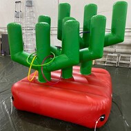 Командный аттракцион КОЛЬЦЕБРОС "КАКТУС" - Производственное предприятие АЭРО - Пневмокаркасные шатры и палатки,  надувные рекламные конструкции, надувные сцены, арки  и пневмокостюмы