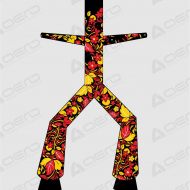 Надувной Аэромен "ЧЁРНАЯ ХОХЛОМА" - Производственное предприятие АЭРО - Пневмокаркасные шатры и палатки,  надувные рекламные конструкции, надувные сцены, арки  и пневмокостюмы