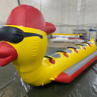 Надувной банан "УТКА" - Производственное предприятие АЭРО - Пневмокаркасные шатры и палатки,  надувные рекламные конструкции, надувные сцены, арки  и пневмокостюмы