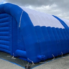 Ангар с постоянным поддувом 10м.*8м.*4м., с надувными воротами - Производственное предприятие АЭРО - Пневмокаркасные шатры и палатки,  надувные рекламные конструкции, надувные сцены, арки  и пневмокостюмы