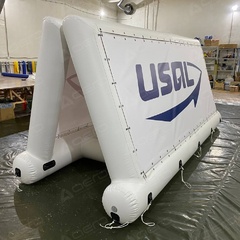 Надувной ПВХ экран для рекламы на воде - Производственное предприятие АЭРО - Пневмокаркасные шатры и палатки,  надувные рекламные конструкции, надувные сцены, арки  и пневмокостюмы