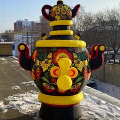 САМОВАРЫ и ЧАШКИ - Производственное предприятие АЭРО - Пневмокаркасные шатры и палатки,  надувные рекламные конструкции, надувные сцены, арки  и пневмокостюмы