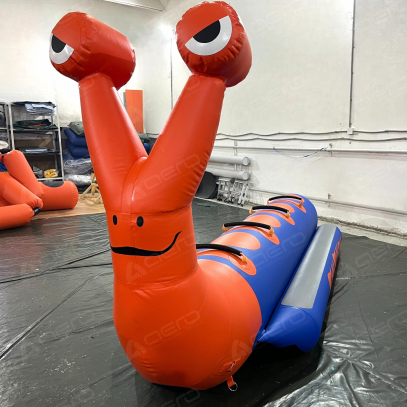 Надувной банан "СКОРОСТНАЯ УЛИТКА" - Производственное предприятие АЭРО - Пневмокаркасные шатры и палатки,  надувные рекламные конструкции, надувные сцены, арки  и пневмокостюмы