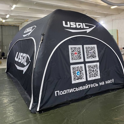 Надувной Прямоугольный шатёр 6м.*4м. - Производственное предприятие АЭРО - Пневмокаркасные шатры и палатки,  надувные рекламные конструкции, надувные сцены, арки  и пневмокостюмы