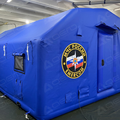 Надувная палатка для МЧС ПКП-А29 (6м*4,8м*2,9м) - Производственное предприятие АЭРО - Пневмокаркасные шатры и палатки,  надувные рекламные конструкции, надувные сцены, арки  и пневмокостюмы