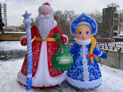 Готовимся к Новому году! - Производственное предприятие АЭРО - Пневмокаркасные шатры и палатки,  надувные рекламные конструкции, надувные сцены, арки  и пневмокостюмы